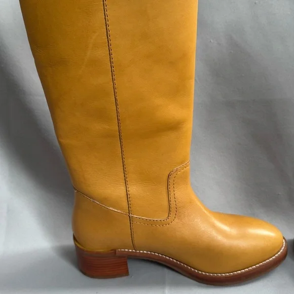 NWT Frye Camryn Tall Pull-On Boots – Banana Leather – Size 8M - Picture 8 of 15